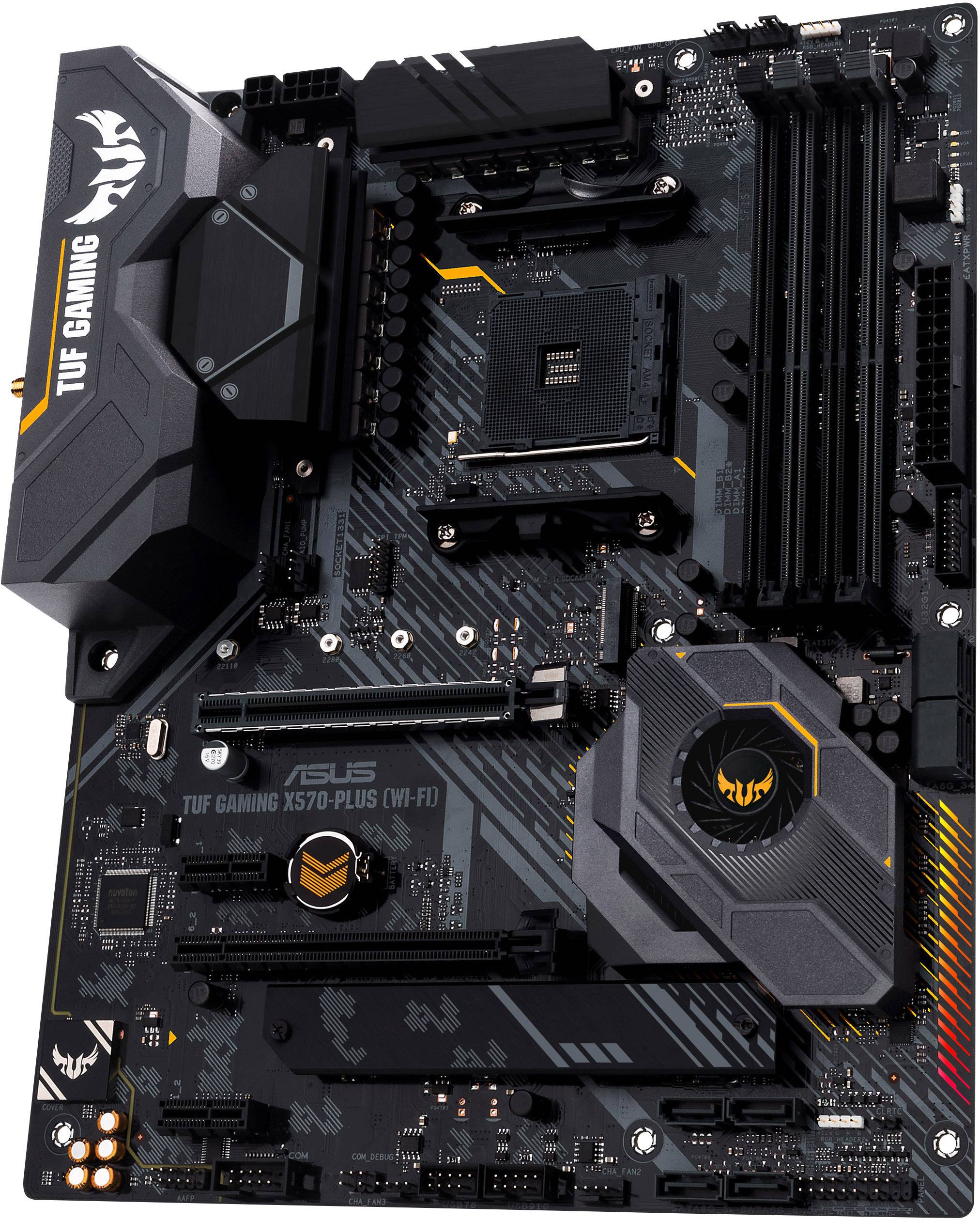 Asus TUF Gaming X570-Plus (WI-FI) Mainboard Sockel (PC) AMD® AM4 Formfaktor (Details) ATX Mainboard-Chipsatz AMD® X570-2