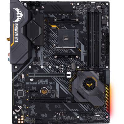 Asus TUF Gaming X570-Plus (WI-FI) Mainboard Sockel (PC) AMD® AM4 Formfaktor (Details) ATX Mainboard-Chipsatz AMD® X570-4
