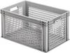 Alutec 75070 Kunststoffbox vergittert (B x H x T) 600 x 320 x 400 mm Grau 1 St.