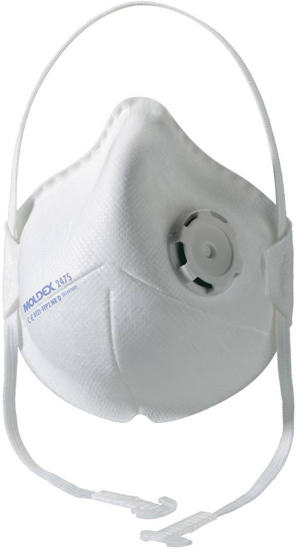 Moldex Smart Pocket 247501 Feinstaubmaske mit Ventil FFP2 D 10 St. EN 149:2001, EN 149:2009 DIN 149:2001, DIN 149:2009