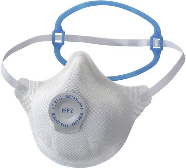 Moldex Smart Solo 249501 Feinstaubmaske mit Ventil FFP2 D 20 St. EN 149:2001, EN 149:2009 DIN 149:2001, DIN 149:2009