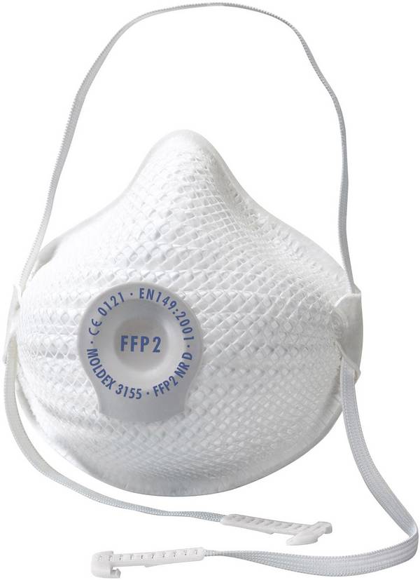 Moldex AIR 315501 315501 Feinstaubmaske mit Ventil FFP2 D 10 St.