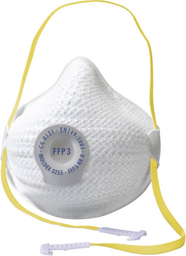 Moldex Air 325501 Feinstaubmaske mit Ventil FFP3 D 10 St. EN 149:2001, EN 149:2009 DIN 149:2001, DIN 149:2009