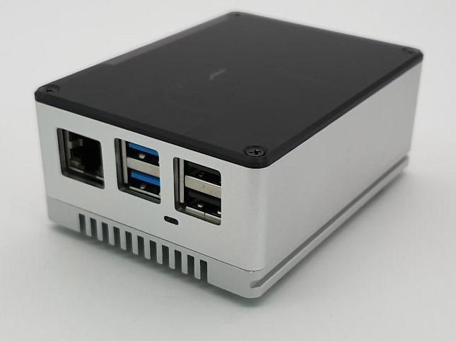 Radxa RockPi_GH_PROLP_SV SBC-Gehäuse Passend für (Entwicklungskits): Rock Pi Silber