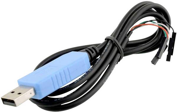 Radxa RockPi_USB_TTL Jumper-Kabel Rock Pi [1x USB 2.0 Stecker A - 4x Drahtbrücken-Buchse] 1.50 m Schwarz