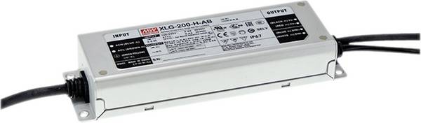 MEAN WELL XLG-200-12-A LED-Treiber Konstantspannung, Konstantstrom 192 W 8 - 16 A 12 V/DC Möbelzulassung, Outdoor, PFC-Schaltkreis, einstellbar, Überlastschutz, Überspannung, Montage auf entflammbaren Oberflächen 1 St.