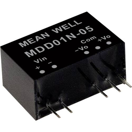 MEAN WELL MDD01N-09 DC/DC-Wandlermodul 56 mA 1 W Anzahl Ausgänge: 2 x Inhalt 1 St.