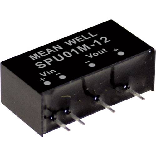 MEAN WELL SPU01L-15 DC/DC-Wandlermodul 67 mA 1 W Anzahl Ausgänge: 1 x Inhalt 1 St.
