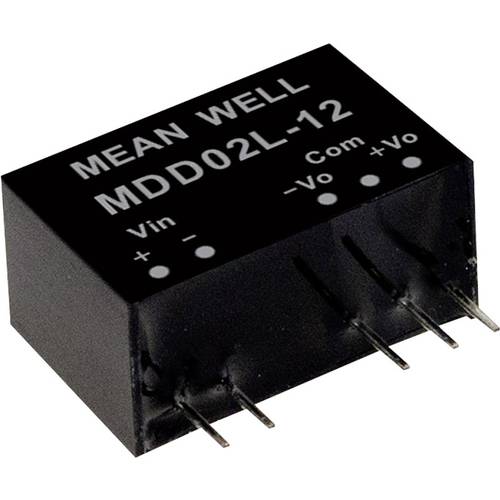MEAN WELL MDD02M-05 DC/DC-Wandlermodul 200 mA 2 W Anzahl Ausgänge: 2 x Inhalt 1 St.