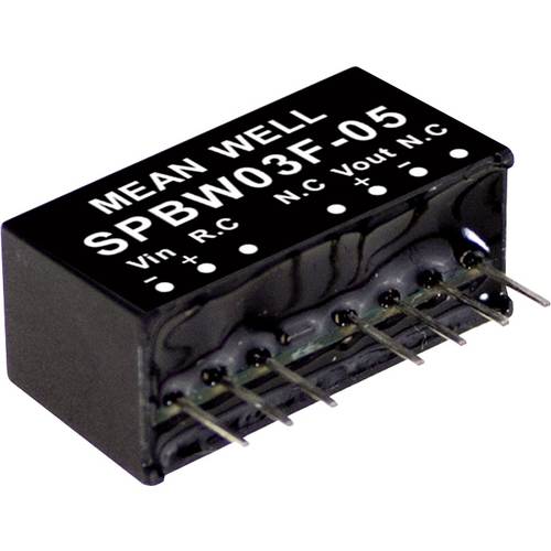 Thumbnail - MEAN WELL SPBW03F-03 DC/DC-Wandlermodul 700 mA 3 W Anzahl Ausgänge: 1 x Inhalt 1 St.