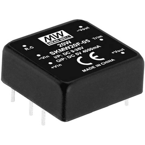 MEAN WELL SKMW20G-05 DC/DC-Wandler 4 A 20 W Anzahl Ausgänge: 1 x Inhalt 1 St.