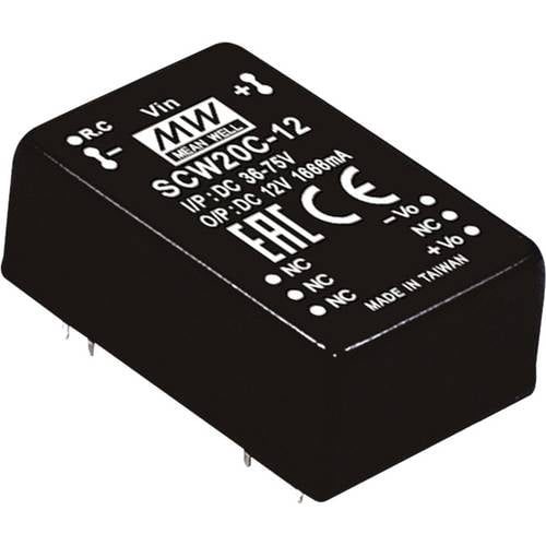 MEAN WELL SCW20A-15 DC/DC-Wandlermodul 1.333 A 20 W Anzahl Ausgänge: 1 x Inhalt 1 St.