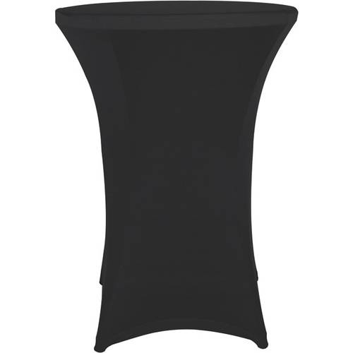 Perel Standing table cover Stehtischüberzug Schwarz FP201