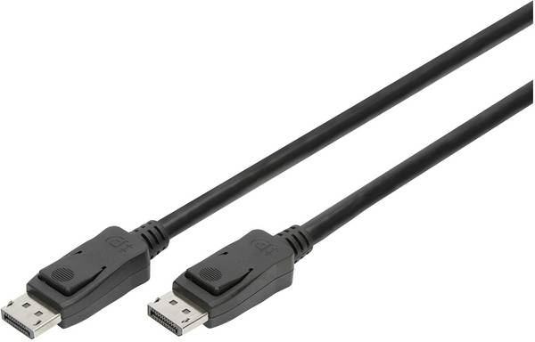 Digitus DisplayPort Anschlusskabel DisplayPort Stecker 1.00 m Schwarz AK-340106-010-S DisplayPort-Kabel