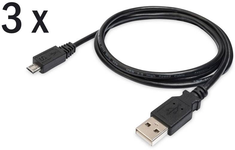DIGITUS USB Type-C Ladekabelset, 1m