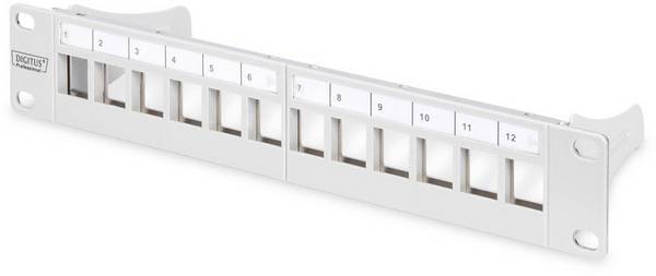 Digitus DN-91419 10 Zoll Netzwerkschrank-Frontblende    Lichtgrau (RAL 7035)