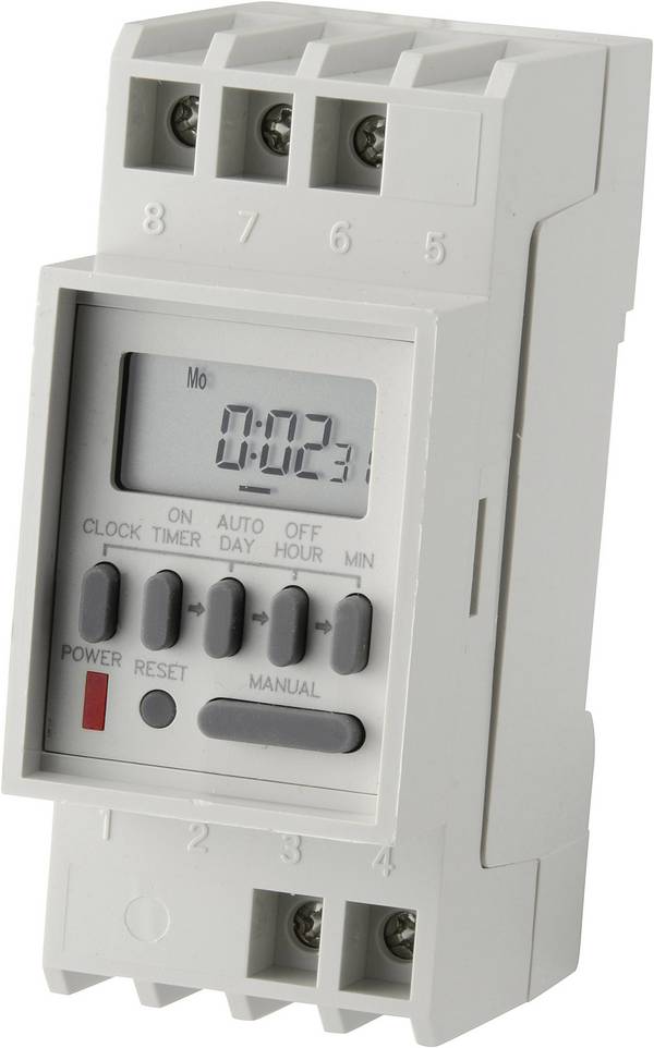 C-Control TM-848-2 Hutschienen-Zeitschaltuhr digital 230 V/AC 4000 W