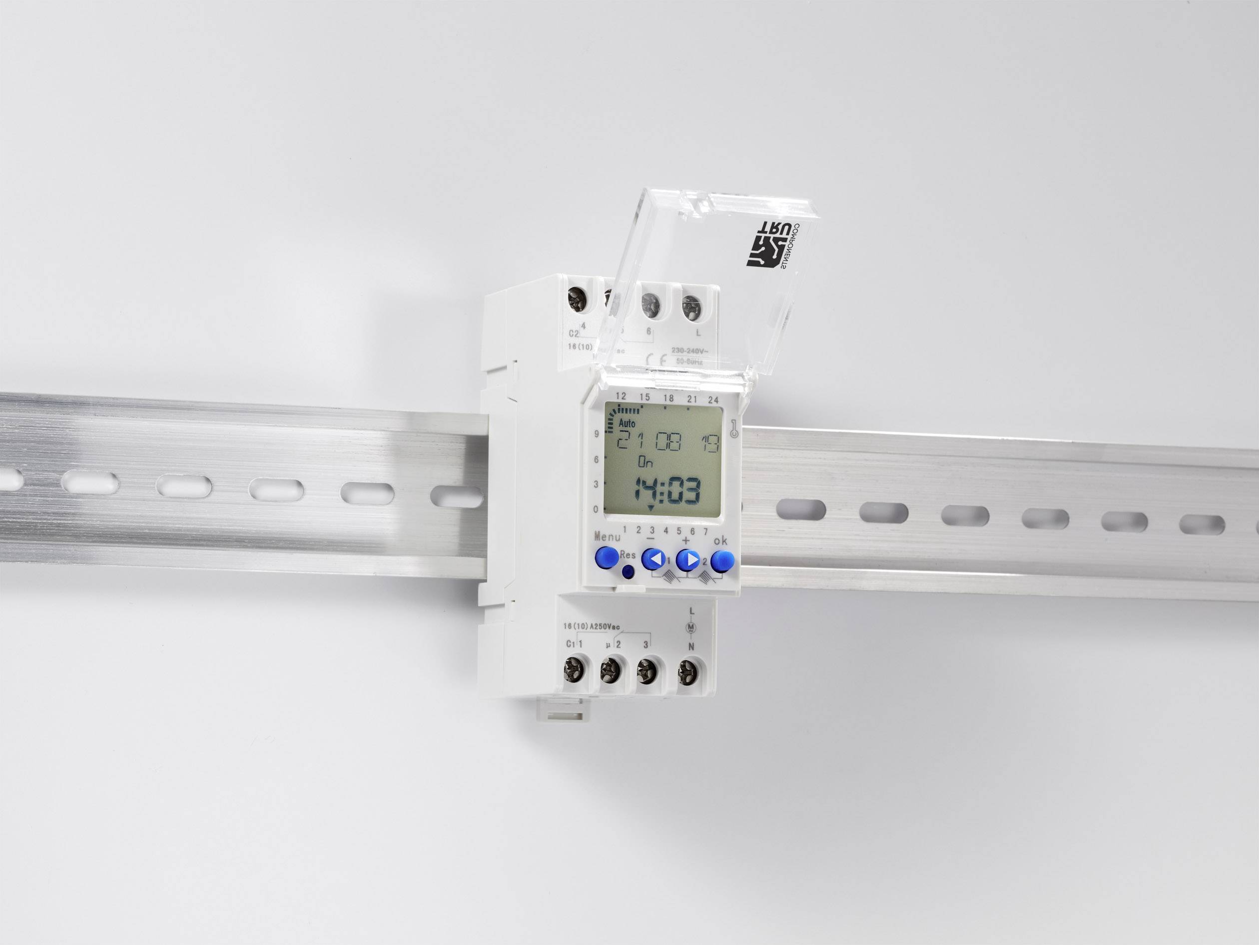 TRU Components Zeitschaltuhr mit 2 Wechslern und 29 Schaltzyklen