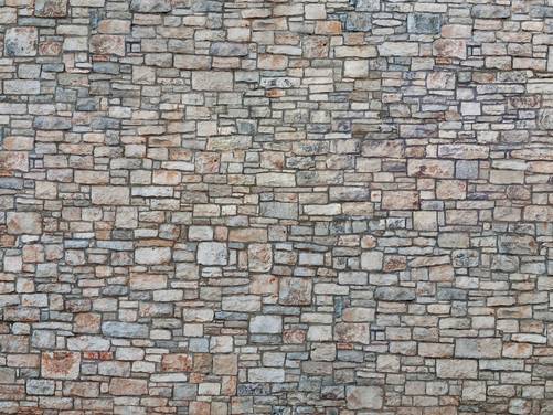 NOCH 0056640 Universell 3D-Kartonplatte Bruchsteinmauer