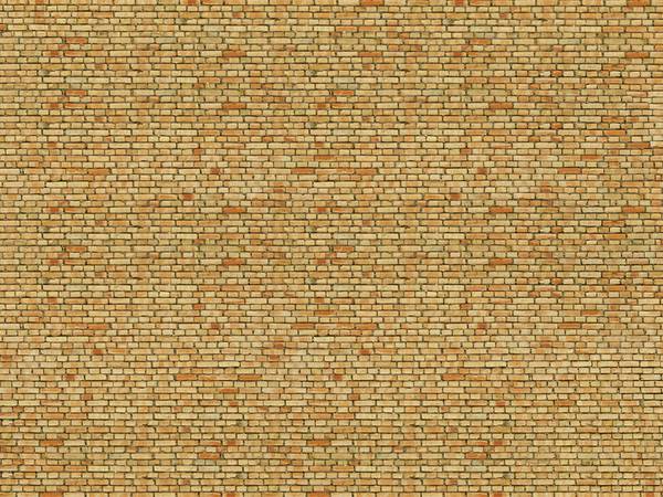 NOCH 0056613 Universell 3D-Kartonplatte Klinker gelb/bunt