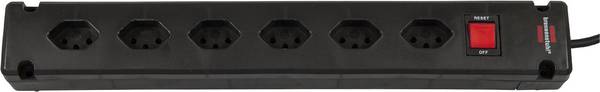 Brennenstuhl 1150652316 Steckdosenleiste mit Schalter 6fach Schwarz CH-Stecker 1 St.
