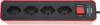 Brennenstuhl 1153242070 Steckdosenleiste mit Schalter 4fach Rot, Schwarz CH-Stecker 1 St.