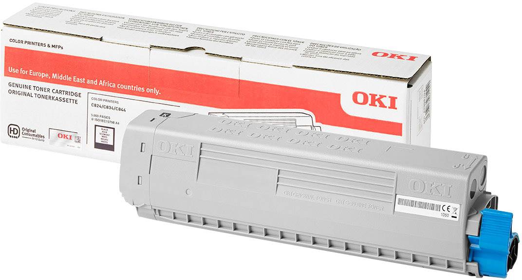OKI - Schwarz - original - Tonerpatrone - für C824dn-0