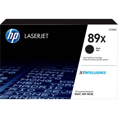 HP LaserJet 89X schwarze Tonerkartusche, geeignet für Modelle M507 und MFP M528, mit hoher Kapazität für effizientes Drucken.
