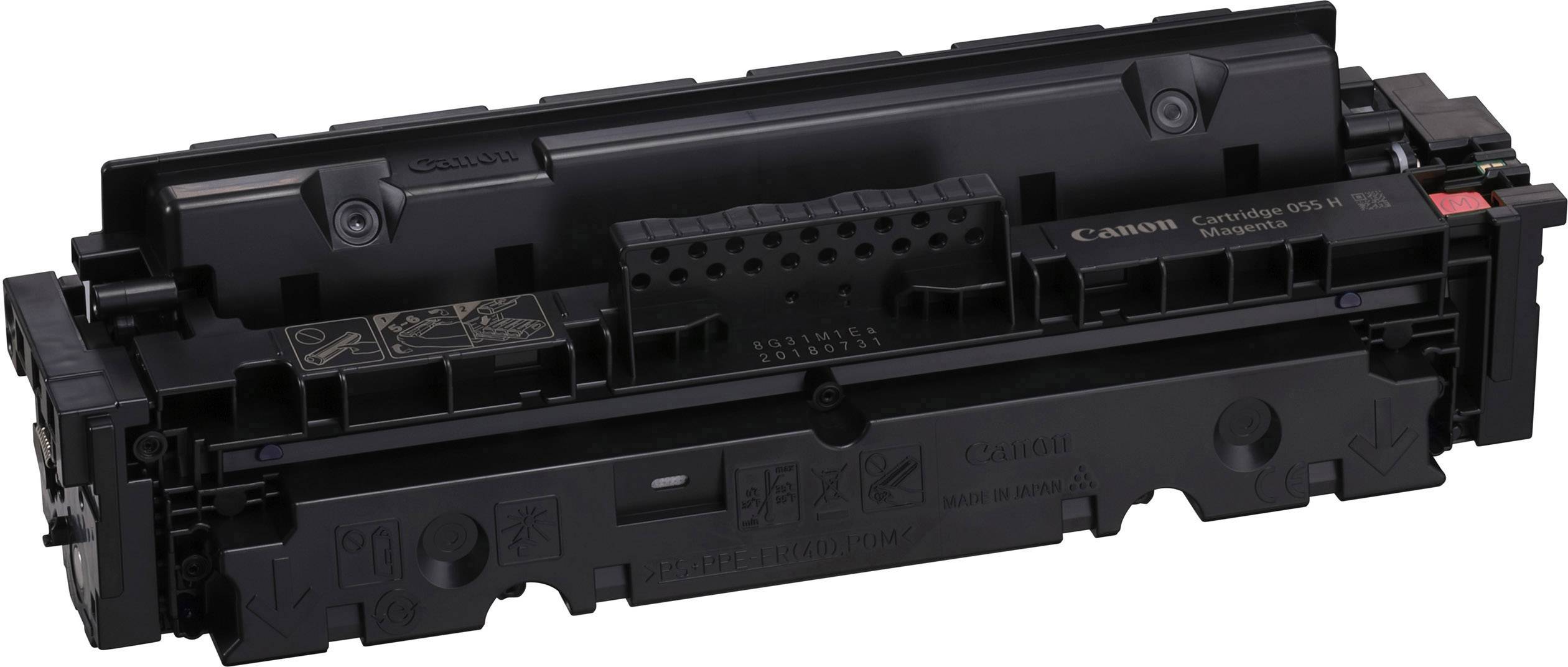 Canon-Tonerpatrone in Schwarz, Modell 055 BK. Geeignet für Drucker. Rechteckige Form mit klaren Kanten und Produktkennzeichnung.
