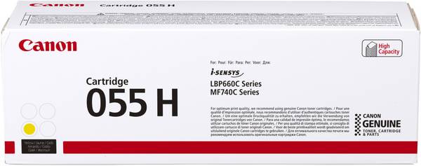 Canon Toner 055 H Original  Gelb 5900 Seiten 3017 C 002