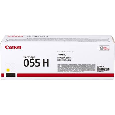 Canon 055 H Lasertoner-Verpackung für Modelle LBP660C und MF740C, hoher Kapazität, geeignet für farbiges Drucken.