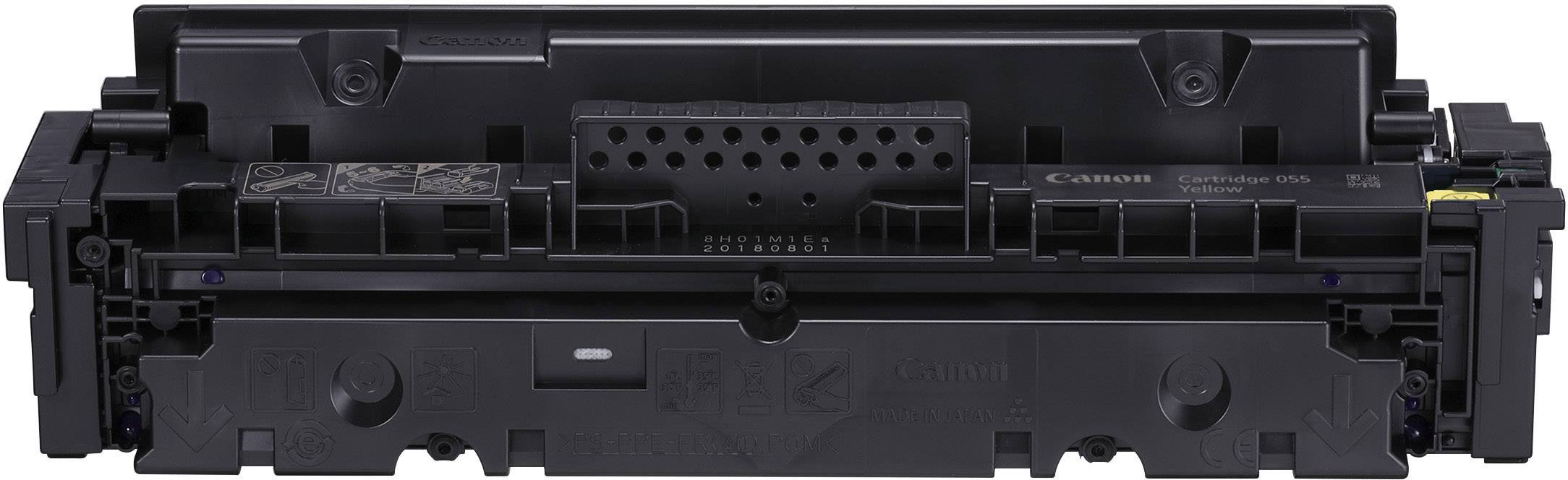 Schwarze Drucker-Tonerkartusche von Canon, Modell 054, in Nahaufnahme. Geeignet für spezifische Canon-Druckermodelle.