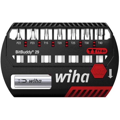 Thumbnail - Wiha 42139 Bit-Set 8teilig Kreuzschlitz Pozidriv, TORX Plus