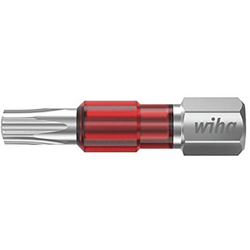 Wiha 42108 Torx-Bit T 10 Molybdän-Vanadium-Stahl gehärtet 5 St.