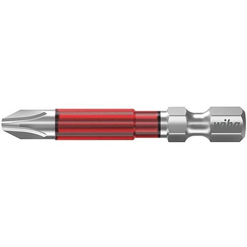 Wiha 42097 Kreuzschlitz-Bit PH 1 Molybdän-Vanadium-Stahl gehärtet 5 St.