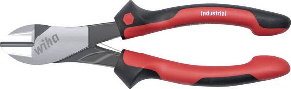 Wiha Kraftseitenschneider Industrial mit DynamicJoint® mit ein- und ausschaltbarer Öffnungsfeder 180 mm, 7" (41272)