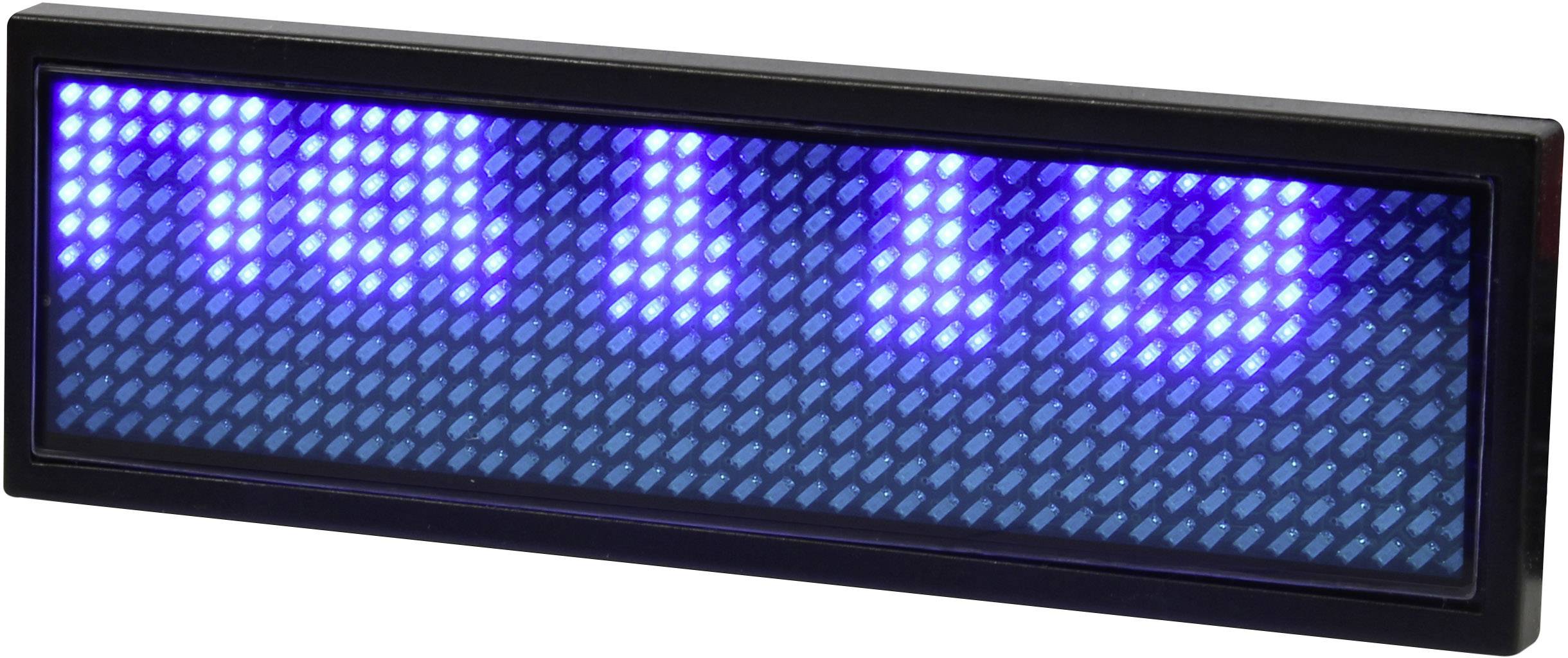 Allnet ALLNET - Namensschild elektronisch programmierbar Seriell - Farbe blau LED-Namensschild-3