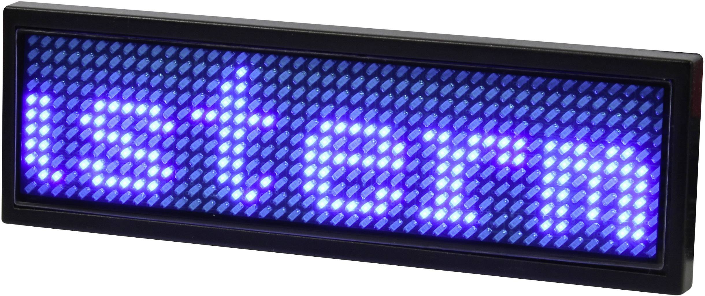 Allnet ALLNET - Namensschild elektronisch programmierbar Seriell - Farbe blau LED-Namensschild-4