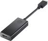 HP 2PC54AA#ABB USB-C® / HDMI Adapter [1x USB-C® Stecker - 1x HDMI-Buchse] Schwarz