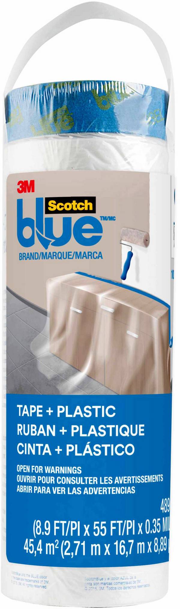 3M  PT2093EL-107NEW Abdeckfolie  Blau (transparent) (L x B) 17 m x 2.7 m 1 St.