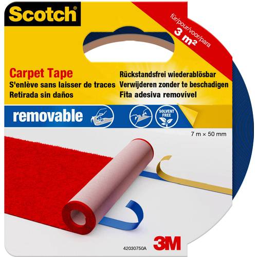 3M 42030750 Teppichklebeband Scotch® Blau (L x B) 7 m x 50 mm 1 St.