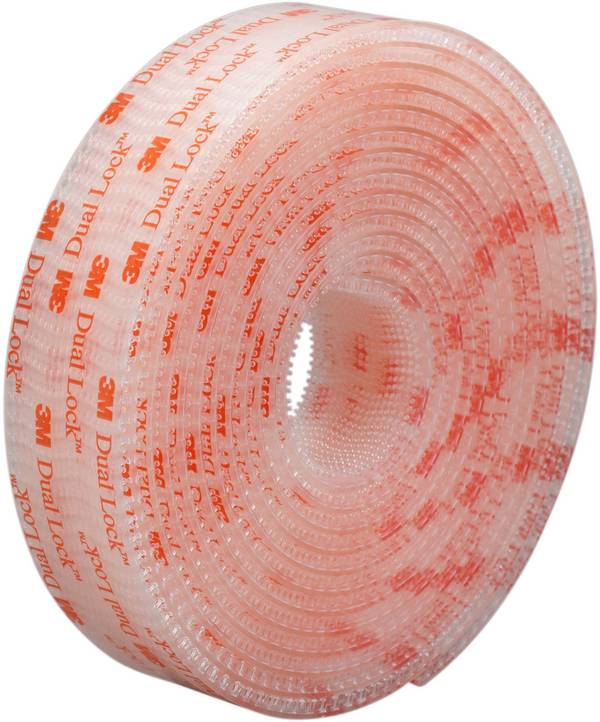 3M Klettband zum Aufkleben (L x B) 1.25 m x 25 mm Transparent 1 St.