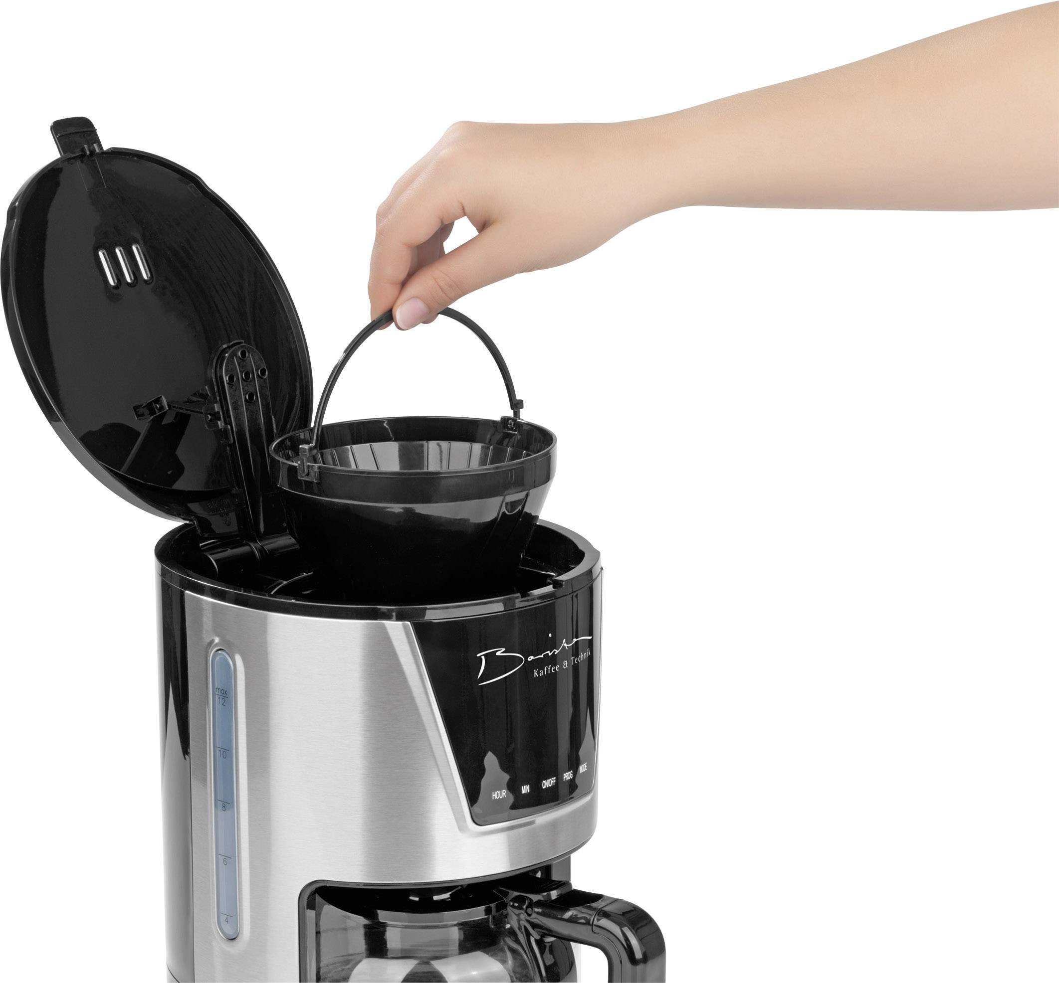 Gourmetmaxx Barista 1160 Kaffeemaschine Edelstahl Fassungsvermogen Tassen 12 Kaufen