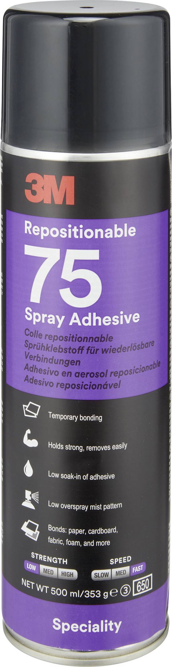 3M Sprühkleber Repositionable 75 500 ml 75