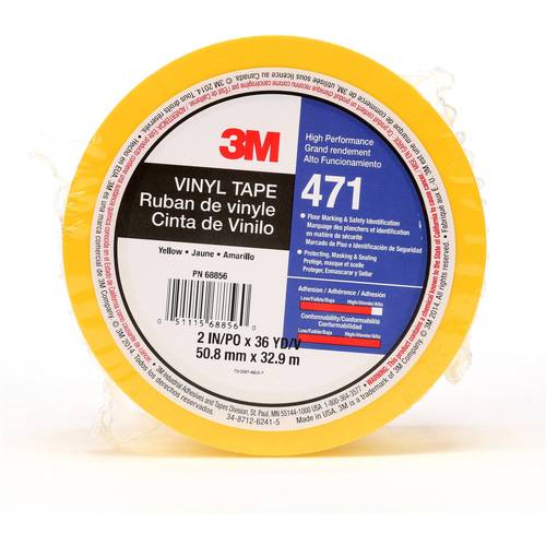 3M 471G50IW PVC-Klebeband Gelb (L x B) 33 m x 50 mm 1 St.