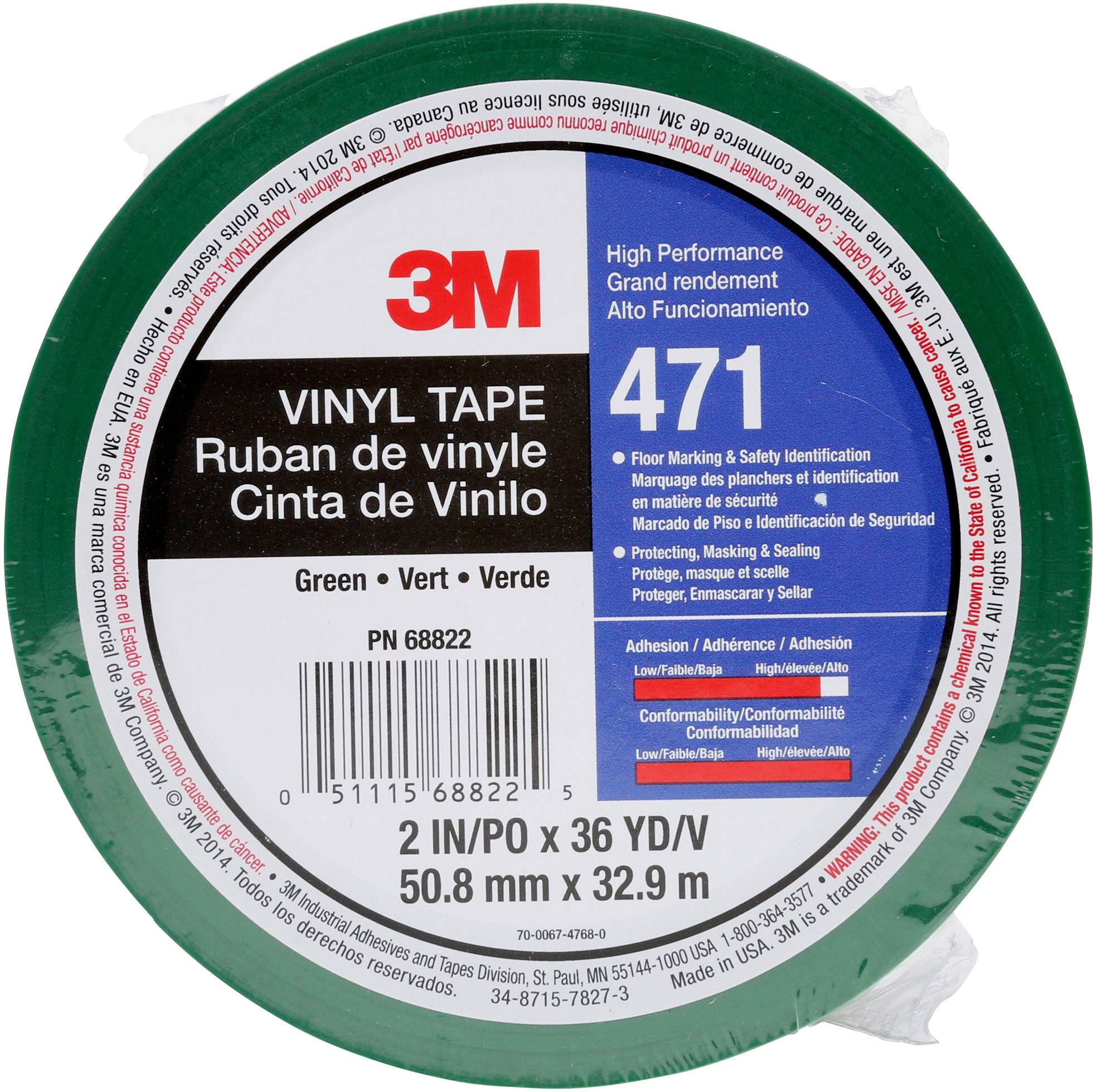 PVC-Klebeband 471 F grün 50mmx33m