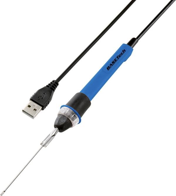 Basetech LWK-175 Lötkolben-Set 5 V/DC 6 W Schaumstoffschneidespitze 270 °C (max)