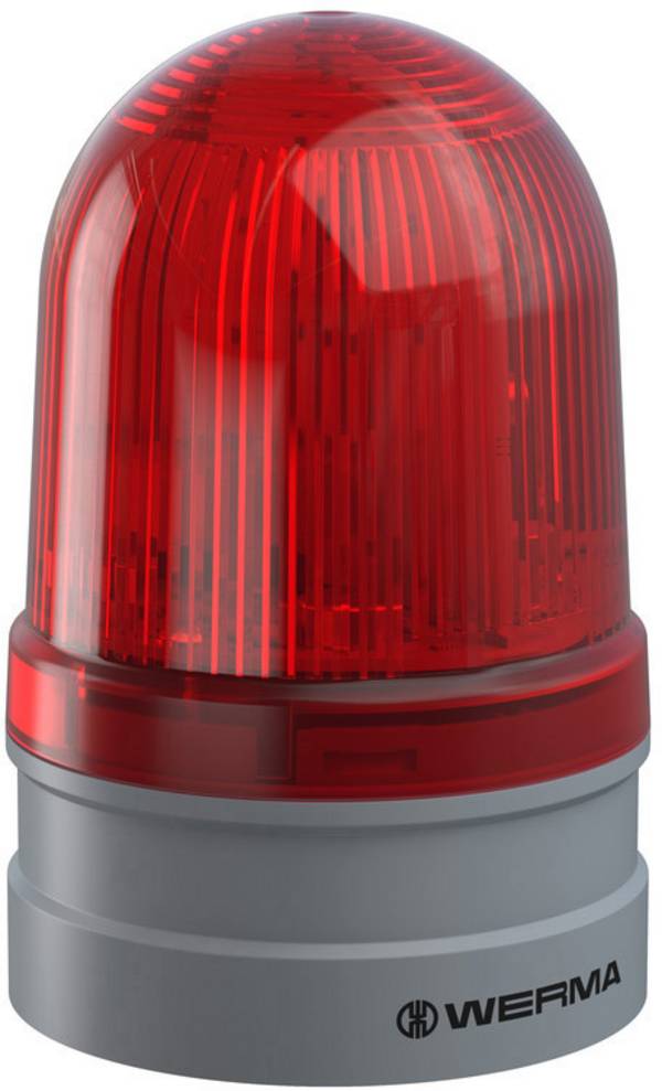 Werma Signaltechnik Signalleuchte Midi TwinFLASH 115-230VAC RD 261.120.60 Rot 230 V/AC