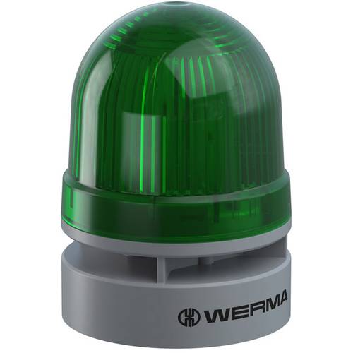 Werma Signaltechnik Signalleuchte Mini TwinFLASH Combi 115-230VAC GN 460.220.60 Grün 230 V/AC 95 dB
