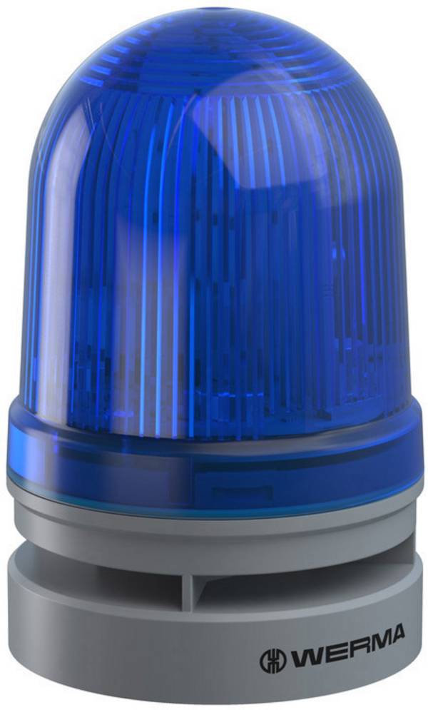 Werma Signaltechnik Signalleuchte Midi TwinFLASH Combi 12/24VAC/DC BU 461.520.70 Blau 12 V/DC 110 dB
